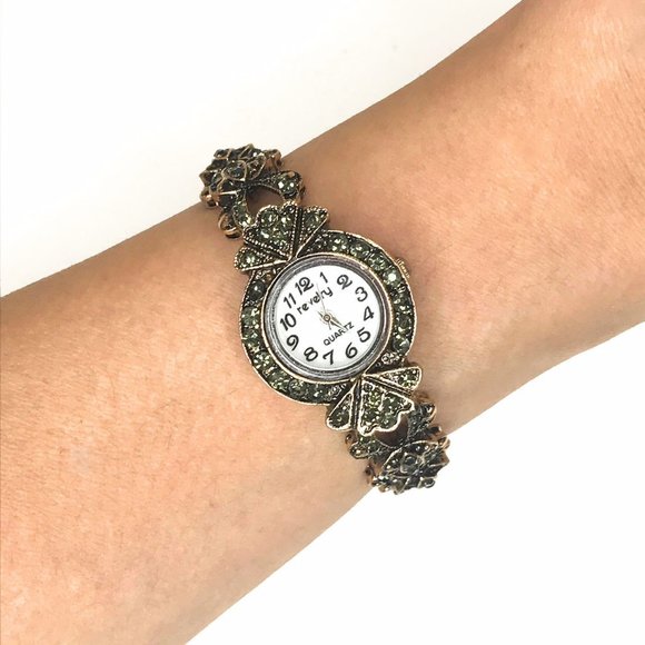 Vintage Watch Dark Gold Rare Find - Great Gift - Picture 1 of 7